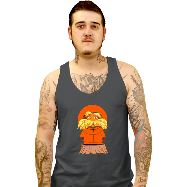 Shirts Tank Top, Unisex / Small / Charcoal Lorax Kenny