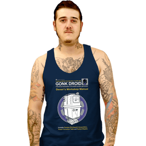 Daily_Deal_Shirts Tank Top, Unisex / Small / Navy Gonk Manual