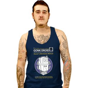 Daily_Deal_Shirts Tank Top, Unisex / Small / Navy Gonk Manual