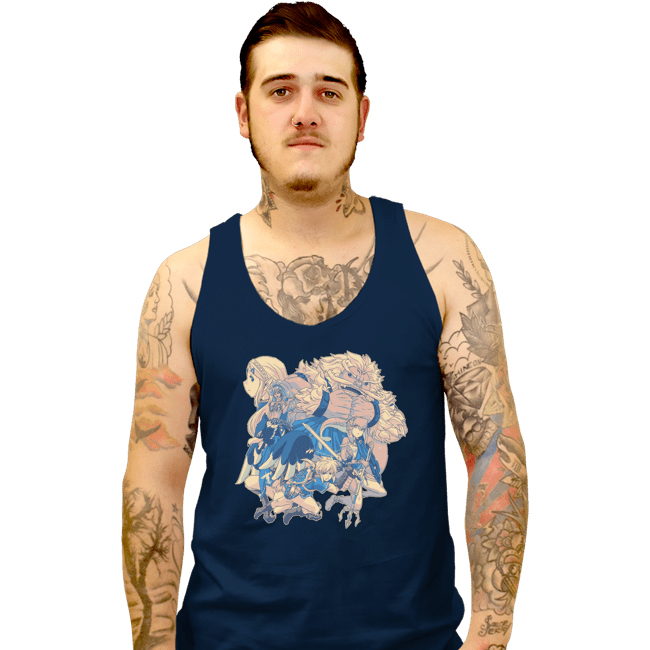 Shirts Tank Top, Unisex / Small / Navy Wild Heroes