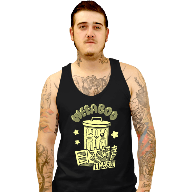 Secret_Shirts Tank Top, Unisex / Small / Black Weaboo Trash