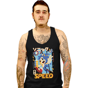 Daily_Deal_Shirts Tank Top, Unisex / Small / Black Top Speed