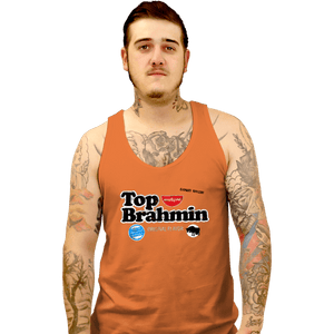 Daily_Deal_Shirts Tank Top, Unisex / Small / Orange Top Brahmin
