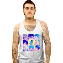 Load image into Gallery viewer, Shirts Tank Top, Unisex / Small / White Saiyan Colors
