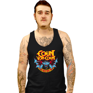 Daily_Deal_Shirts Tank Top, Unisex / Small / Black The Count