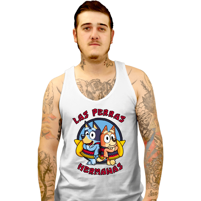 Secret_Shirts Tank Top, Unisex / Small / White Las Perras Hermanas