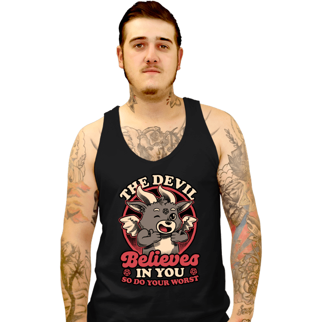 Secret_Shirts Tank Top, Unisex / Small / Black Devils Believe In You