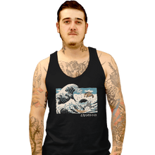 Load image into Gallery viewer, Shirts Tank Top, Unisex / Small / Black The Great Wave Of Spirits
