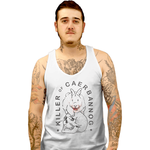 Shirts Tank Top, Unisex / Small / White Killer Rabbit of Caerbannog