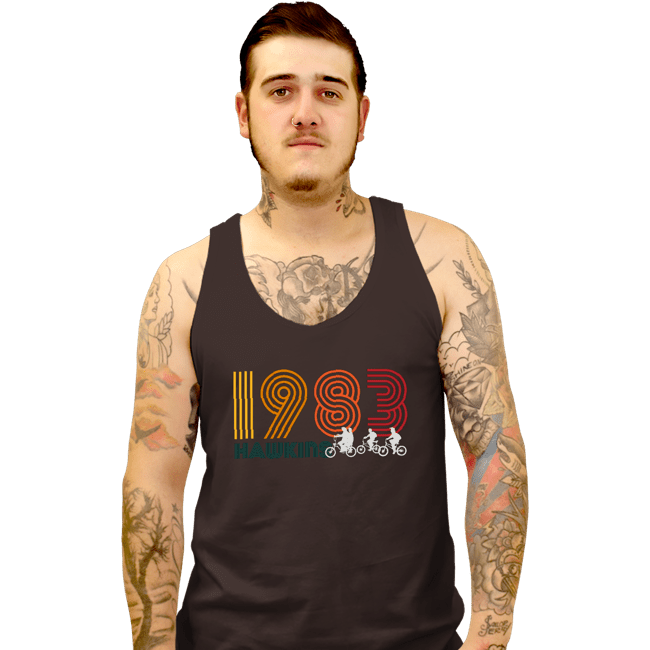 Secret_Shirts Tank Top, Unisex / Small / Black Hawkins 1983