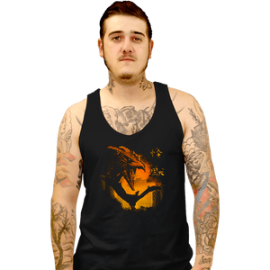 Daily_Deal_Shirts Tank Top, Unisex / Small / Black Rodan Kaiju