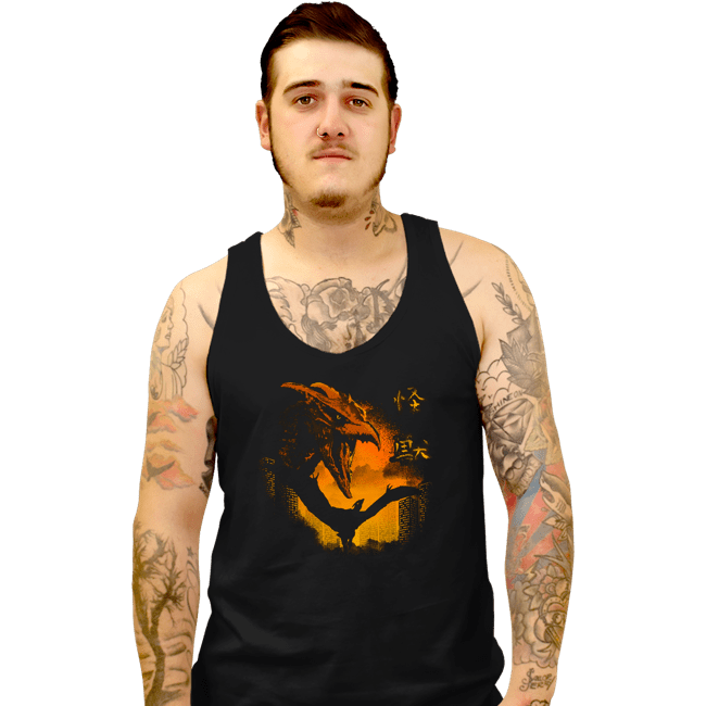 Daily_Deal_Shirts Tank Top, Unisex / Small / Black Rodan Kaiju