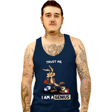 Load image into Gallery viewer, Shirts Tank Top, Unisex / Small / Navy Trust Me I Am A Genius
