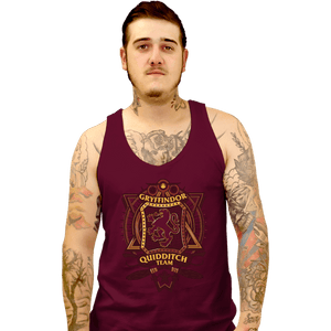 Shirts Tank Top, Unisex / Small / Maroon Quidditch Team