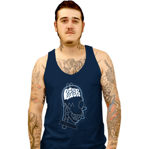 Shirts Tank Top, Unisex / Small / Navy Beer Brain