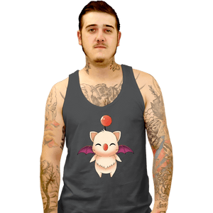 Shirts Tank Top, Unisex / Small / Charcoal Moogle