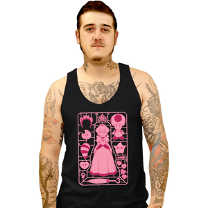 Daily_Deal_Shirts Tank Top, Unisex / Small / Black Princess Peach Model Sprue