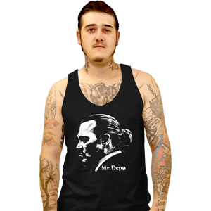 Daily_Deal_Shirts Tank Top, Unisex / Small / Black Mr. Depp