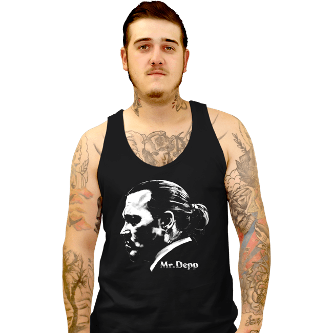 Daily_Deal_Shirts Tank Top, Unisex / Small / Black Mr. Depp