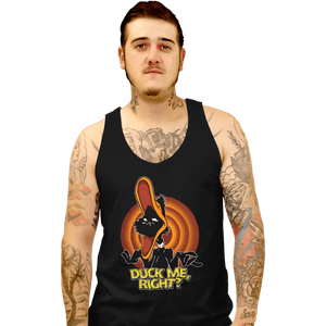 Shirts Tank Top, Unisex / Small / Black Duck Me