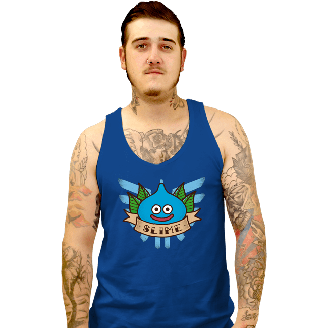 Secret_Shirts Tank Top, Unisex / Small / Royal Blue Slime Quest