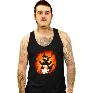 Daily_Deal_Shirts Tank Top, Unisex / Small / Black Fire Evolution