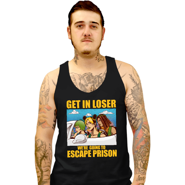 Daily_Deal_Shirts Tank Top, Unisex / Small / Black Prison Escape