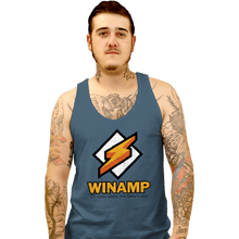 Load image into Gallery viewer, Secret_Shirts Tank Top, Unisex / Small / Indigo Blue Winamp XP
