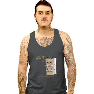 Shirts Tank Top, Unisex / Small / Charcoal Paper Rold