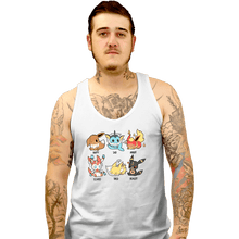 Load image into Gallery viewer, Secret_Shirts Tank Top, Unisex / Small / White Eevee Emotes
