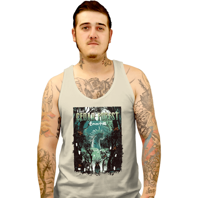 Daily_Deal_Shirts Tank Top, Unisex / Small / White Visit Cedar Forest