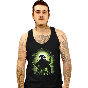 Shirts Tank Top, Unisex / Small / Black Shadow On The Moon