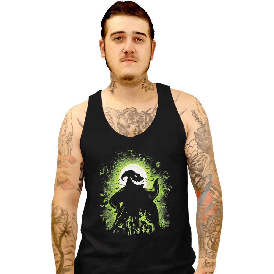 Shirts Tank Top, Unisex / Small / Black Shadow On The Moon