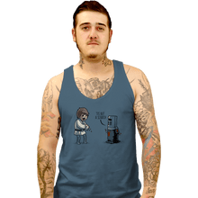 Load image into Gallery viewer, Shirts Tank Top, Unisex / Small / Indigo Blue &#39;Tis But A Scratch
