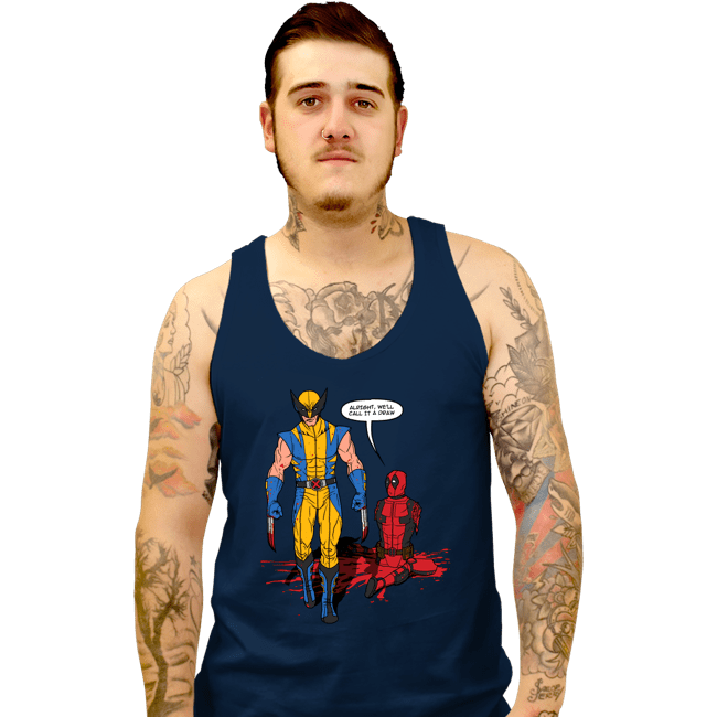 Shirts Tank Top, Unisex / Small / Navy Call It A Draw