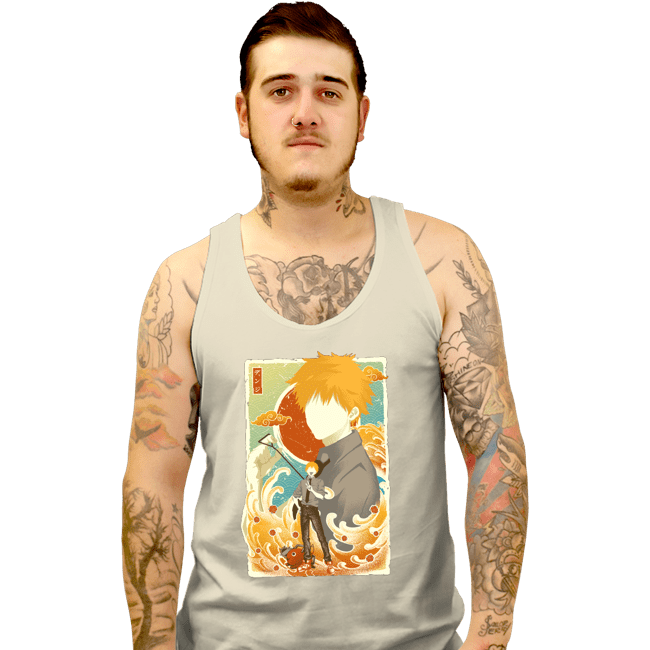Daily_Deal_Shirts Tank Top, Unisex / Small / White Musha-e-denji