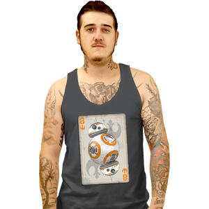 Shirts Tank Top, Unisex / Small / Charcoal Rebel Poker