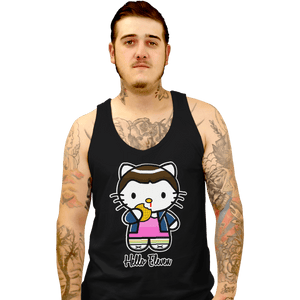 Shirts Tank Top, Unisex / Small / Black Hello Eleven