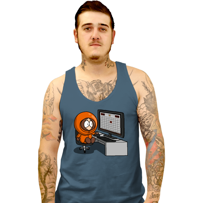 Daily_Deal_Shirts Tank Top, Unisex / Small / Indigo Blue Always Dead!