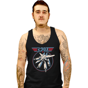 Daily_Deal_Shirts Tank Top, Unisex / Small / Black VF-1 Maverick