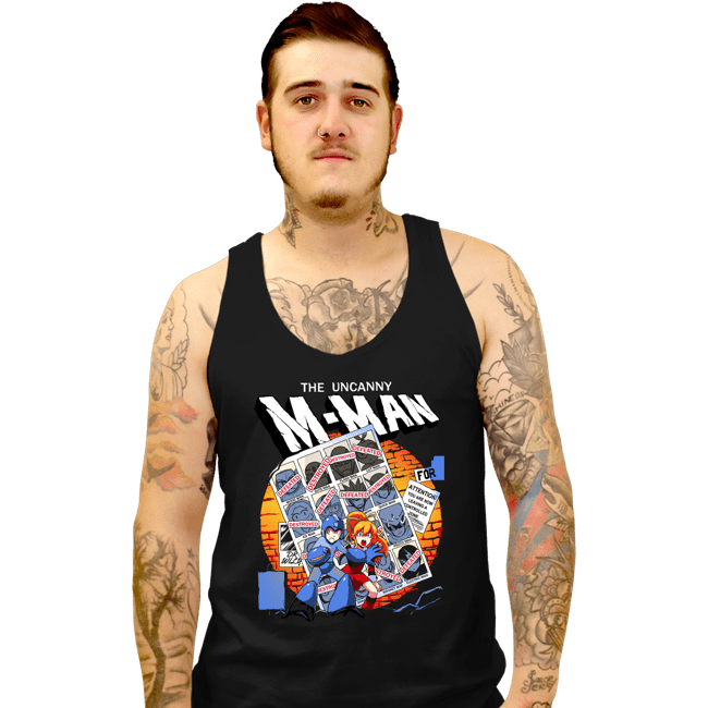 Secret_Shirts Tank Top, Unisex / Small / Black Uncanny M-Man
