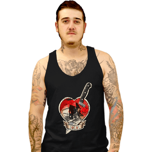 Shirts Tank Top, Unisex / Small / Black Mom tattoo