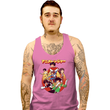 Load image into Gallery viewer, Secret_Shirts Tank Top, Unisex / Small / Pink Anime Rangers
