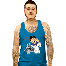 Load image into Gallery viewer, Daily_Deal_Shirts Tank Top, Unisex / Small / Sapphire Chad &amp; Raccacoonie
