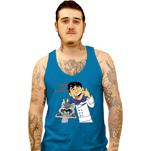 Daily_Deal_Shirts Tank Top, Unisex / Small / Sapphire Chad & Raccacoonie