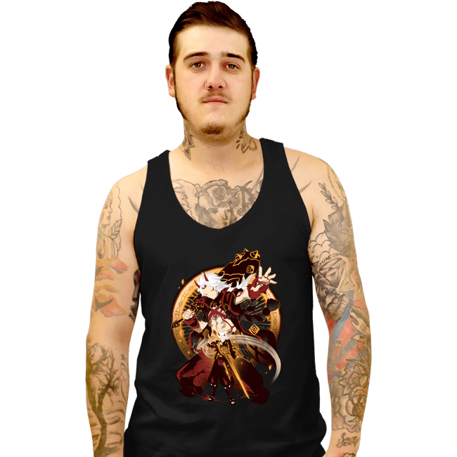 Shirts Tank Top, Unisex / Small / Black Hanamizaka Heroics Arataki Itto