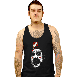 Shirts Tank Top, Unisex / Small / Black Captain Spaulding