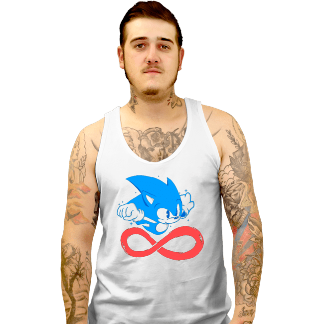 Secret_Shirts Tank Top, Unisex / Small / White Fastest Hedgehog!