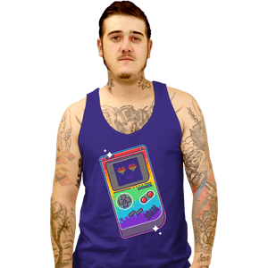 Shirts Tank Top, Unisex / Small / Violet Gaymer Player II