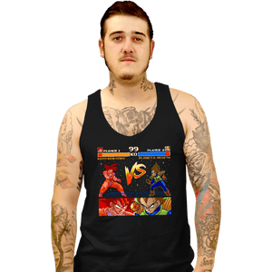 Shirts Tank Top, Unisex / Small / Black Goku VS Vegeta Alternate Version